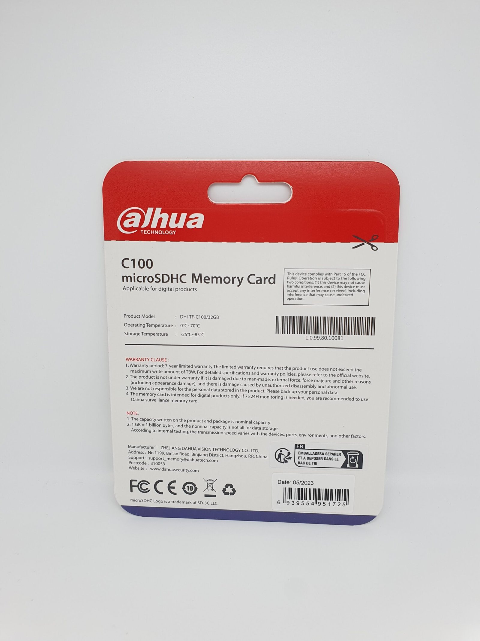 Dahua TF-C10032GB Micro SD Memory Card - Image 3