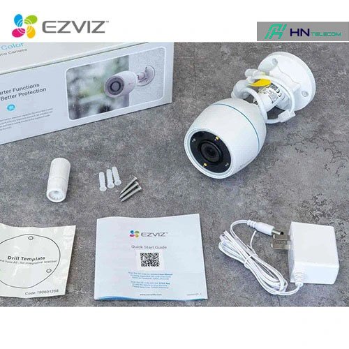 EZVIZ H3c 1080p 2MP Color 2.8mm Outdoor Bullet Wi-Fi Smart Home Camera - Image 3