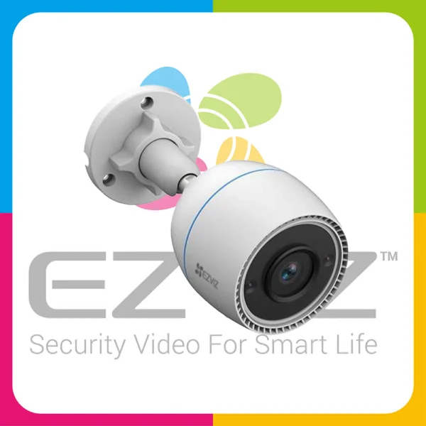 EZVIZ H3c 1080p 2MP Color 2.8mm Outdoor Bullet Wi-Fi Smart Home Camera