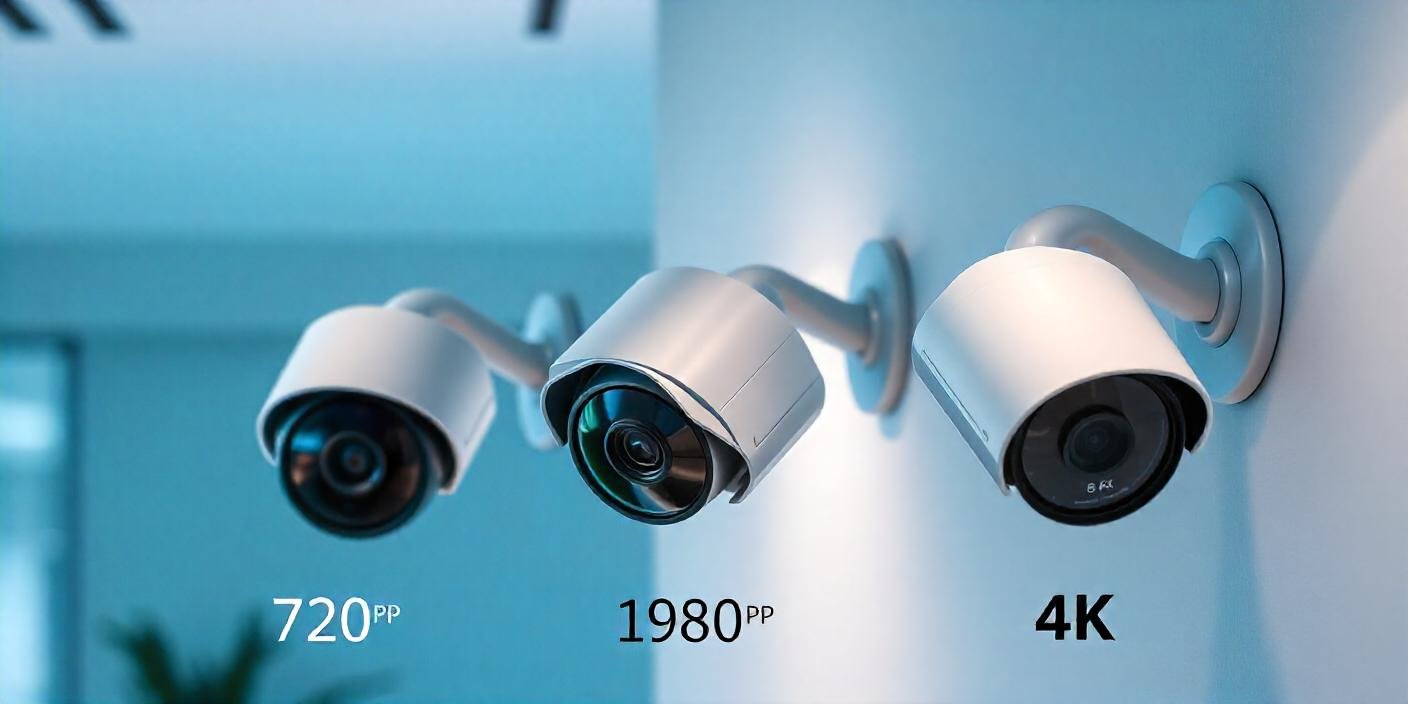 Camera Resolutions 720p, 1080p and 4K