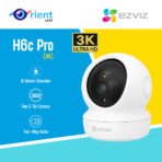 EZVIZ H6c Pro 3K Smart Wi-Fi Camera – 3K Resolution, Pan & Tilt, Auto-Tracking, Color Night Vision | Indoor CCTV for Home