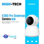 HIGH TECH V380 Pro WiFi IP  Snowman Camera Surveillance Home Security 720P Wireless Baby Monitor