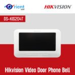 HIKVISION  Video Door Phone Bell DS-KIS204T Wired With 200 Picture Capture Storage