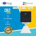 EZVIZ CB2 White Indoor Wireless Battery Camera 512GB,1080P with Human Motion Detection,2-Way Talk,IR Night Vision,Magnetic Base