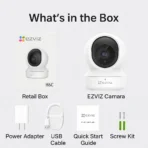 EZVIZ H6C Pro 3MP Pan & Tilt WiFi Smart Camera with Color Night Vision | Auto Tracking | Two-Way Talk - Image 3