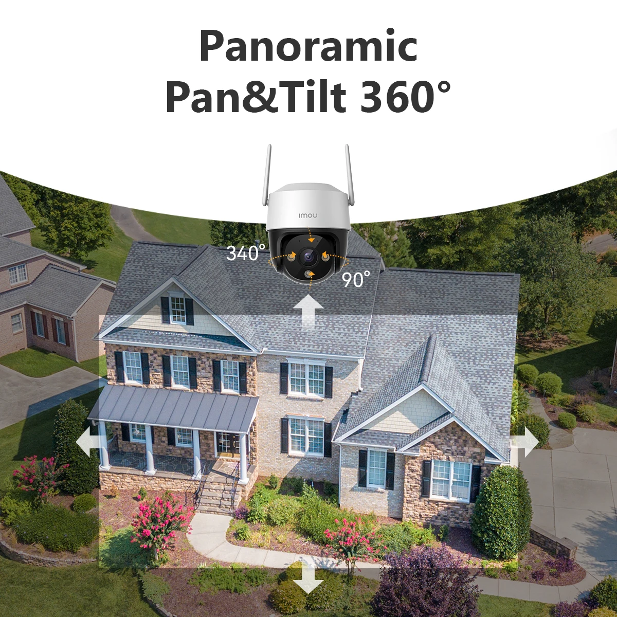 IMOU Cruiser SE+ 5MP 3K Full Color WiFi Camera Dual Antenna IP66 Weatherproof Smart Tracking AI Human Detection Outdoor Camera - Image 2