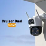 IMOU Outdoor Wifi Security Camera Cruiser Dual 6MP Resolution Double Vision Built-in Alarm Human Detection - Image 2