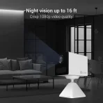 EZVIZ CB2 White Indoor Wireless Battery Camera 512GB,1080P with Human Motion Detection,2-Way Talk,IR Night Vision,Magnetic Base - Image 2