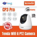 Tenda 2K 3MP Indoor Camera WiFi6 Wireless Cameras for Home Security One-Touch Calling Human/Pet/Baby Crying Detection Night Vision