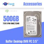 Seagate Brand 500GB SATA 3Gb/s-6Gb/s HDD 500 GB 7200 RPM 8 MB / 32 MB Buffer Desktop DVR PC 3.5" Internal Mechanical Hard disk