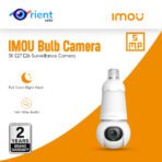 IMOU Bulb Camera 5MP 3K E27 E26 Surveillance Camera Night Vision Wifi Home Security IP Camera AI Human & Vehicle Detection