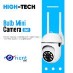 Bulb Mini Cameras 2MP Wifi  Human Detection 4X Digital Zoom CCTV Security Camera Wireless Monitor Audio Night Vision Surveillance Cameras