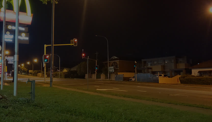 Standard low light street view comparison