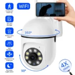Bulb Mini Cameras 2MP Wifi  Human Detection 4X Digital Zoom CCTV Security Camera Wireless Monitor Audio Night Vision Surveillance Cameras - Image 2