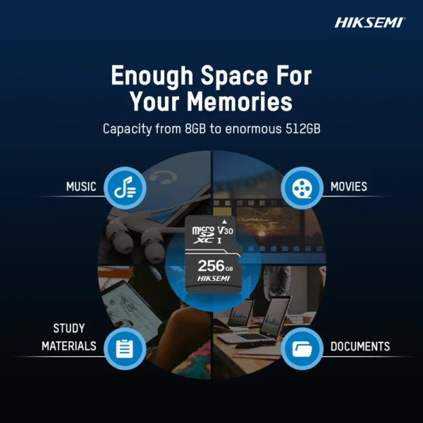 kf-S6778ad1468df4efbb8ba9c8d26fe33a7T-600x600 HIKSEMI Memory Card 32GB TF Flash Mini SD Card 8GB 64GB 128GB 256GB Class UHS-I High Speed Micro TF Card - Image 4