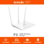 Tenda F3 N300 300Mbps Single Band Wifi Router | Access Point | Range Extender | WISP | Plug & Play | High Gain Antennas - Image 3