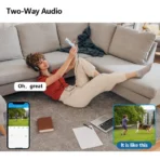 Bulb Mini Cameras 2MP Wifi  Human Detection 4X Digital Zoom CCTV Security Camera Wireless Monitor Audio Night Vision Surveillance Cameras - Image 3