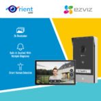 EZVIZ 2K Video Doorbell with Camera, Door Intercom with 7 Inch Colour Touch Screen, Person Detection and Two-Way Audio, Intercom with Door Opener, Supports Dual Band WiFi, HP7