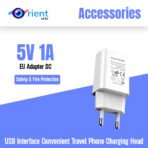 Quality EU Adapter DC 5V 1A USB Interface Convenient Travel Phone Charging Head European Charge Plug