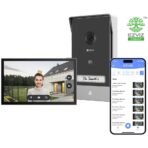 EZVIZ 2K Video Doorbell with Camera, Door Intercom with 7 Inch Colour Touch Screen, Person Detection and Two-Way Audio, Intercom with Door Opener, Supports Dual Band WiFi, HP7
