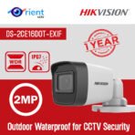 HIKVISION Camera DS-2CE16D0T-EXIF 2MP Outdoor waterproof for CCTV Security HD Camera