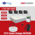HIKVISION 4 FHD 2MP 1080P CCTV Camera Package HIKVISION