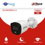 Dahua 2MP 1080P HD Bullet CCTV Camera HAC-HFW1200CLP-IL-A – IP67 Waterproof & Color Night Vision