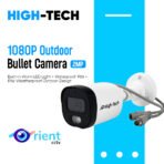 High-Tech HT612 2MP AHD Outdoor Bullet Camera | Full Color 1080P | Night Vision | Waterproof CCTV
