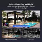 EZVIZ H8x 4MP Outdoor Wifi Ultra Low Light Surveillance Camera with Auto Zoom Tracking, Color Full Night Vision  Person/Vehicle Detection, Two-Way Audio, Active Defense - Image 4