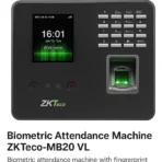 ZKTeco MB20 VL Biometric Attendance Machine – Face & Fingerprint Scanner with Attendance Reports – Ideal for Offices, Schools & Shops in Pakistan