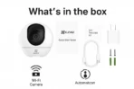 EZVIZ H6 5MP 3K Smart Home Security Wi-Fi Camera, 360° Pan/Tilt Indoor IP Camera - Image 4