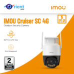 IMOU Cruiser SC 4G Outdoor Security Camera with Red-Blue Warning Lights Full Color Night Vision AI Human Detection IP66