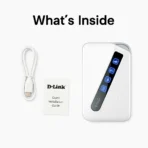 D-Link DWR-930M 4G/LTE Mobile WiFi Router – Portable Hotspot with 3000mAh Battery (White) – Official Warranty - Image 2