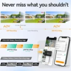 IMOU AOV PT 5MP With Solar Panel 360° PTZ Outdoor Security Camera 4G LTE PTA Approved Wifi Network 10000mAh Battery Auto Tracking IP Camera - Image 3