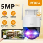 IMOU Cruiser SC 4G Outdoor Security Camera with Red-Blue Warning Lights Full Color Night Vision AI Human Detection IP66