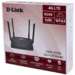 D-Link DWR-M920 N300 4G LTE Wireless Router with SIM Slot | Up to 300Mbps | 4 Antennas | PTCL/Zong/Jazz/Telenor Support - Image 2
