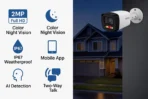 Dahua DH-IPC-HFW1239TL1-PV –S6 2MP Dual Light Two-Way Talk IP Bullet Camera | Full HD Security System Pakistan - Image 2