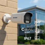 Hikvision DS-2CD1T23G2-LIU 2MP ColorVu Bullet IP Camera with Built-in Mic – H.265+, IP67, Night Color, Pakistan - Image 2