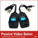 1CH Passive Video Balun Coax BNC Male To RJ45 Transceiver For HD-CVI/TVI/ AHD CCTV Camera Connectors