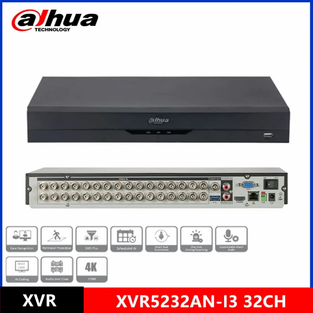Dahua XVR5232AN-I3 32 Channel 5MP AI XVR Recorder – H.265+, Multi-Format, Remote Access - Image 1