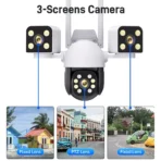 V380 Pro Smart WiFi Security Cameras 9MP 4K 3 Lens 3 Screens Waterproof Wireless CCTV PTZ 360 Intelligent Outdoor Surveillance Camera - Image 2