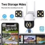 V380 Pro Smart WiFi Security Cameras 9MP 4K 3 Lens 3 Screens Waterproof Wireless CCTV PTZ 360 Intelligent Outdoor Surveillance Camera - Image 5