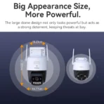 IMOU 5G WIFI IP Camera Titan Pro 6MP Red-Blue Warning Lights Outdoor POE Security Camera Full-Color Night Vision Human Detection - Image 3