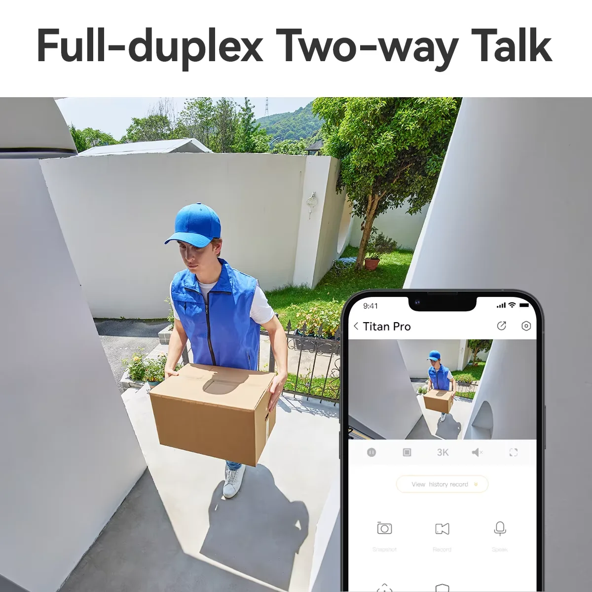 IMOU 5G WIFI IP Camera Titan Pro 6MP Red-Blue Warning Lights Outdoor POE Security Camera Full-Color Night Vision Human Detection - Image 6