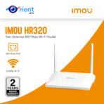 IMOU HR320 Twin Antenna 300 Mbps Wi-Fi Router – Reliable Wireless Networking for Home & CCTV Systems in Pakistan