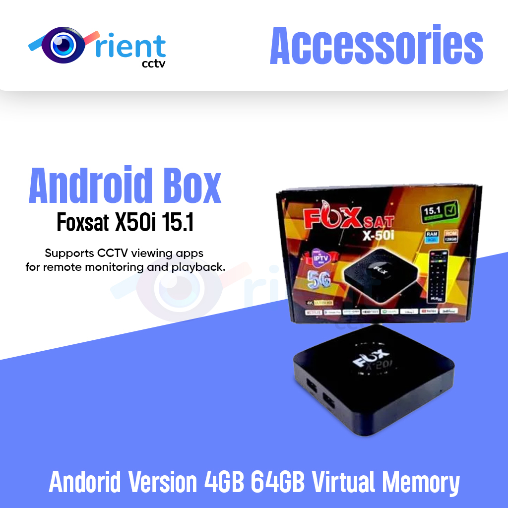 Android Box Foxsat X50i 15.1 Andorid Version 4GB 64GB Virtual Memory Android Box Foxsat X50i 15.1 Andorid Version 4GB 64GB Virtual Memory