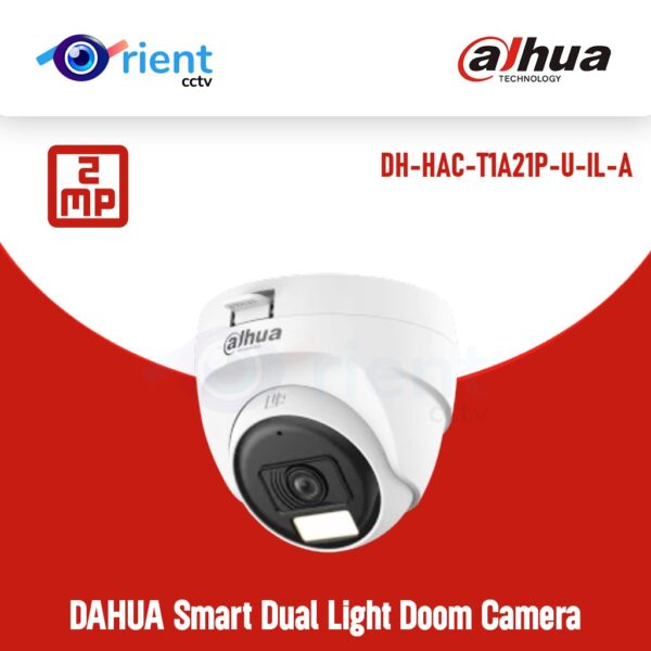 DAHUA DH-HAC-T1A21P-U-IL-A 2MP Color + Mic Dome Camera - Orient CCTV