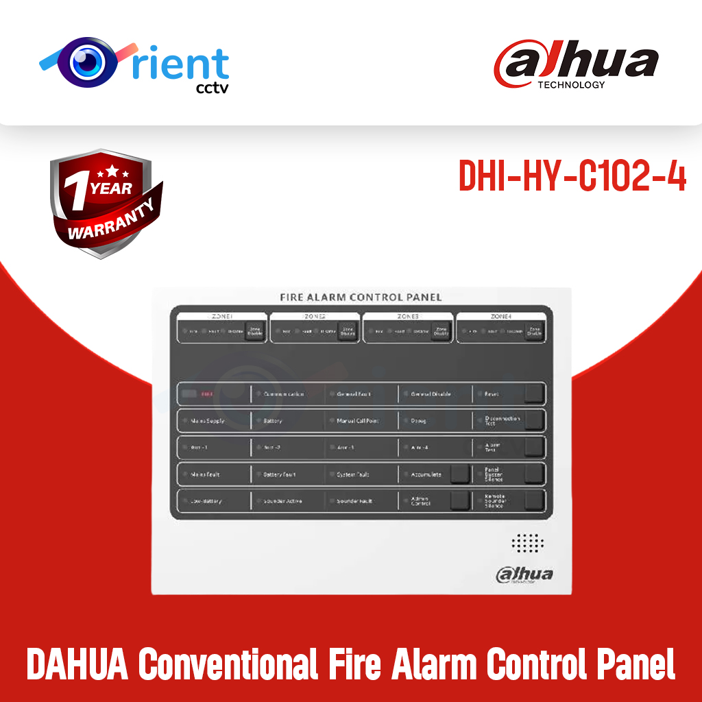 DHI-HY-C102-4 Conventional Fire Alarm Control Panel - Image 1