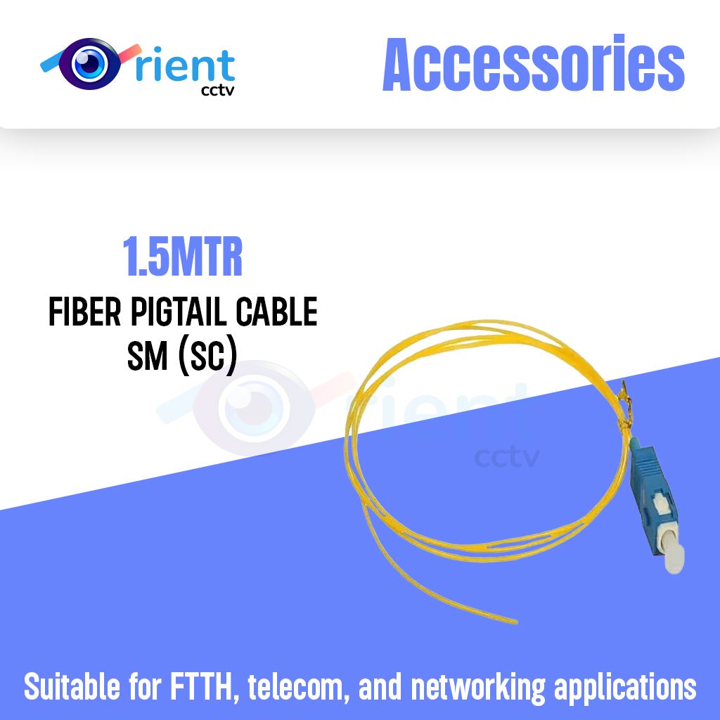 FIBER PIGTAIL CABLE SM (SC) 1.5MTR