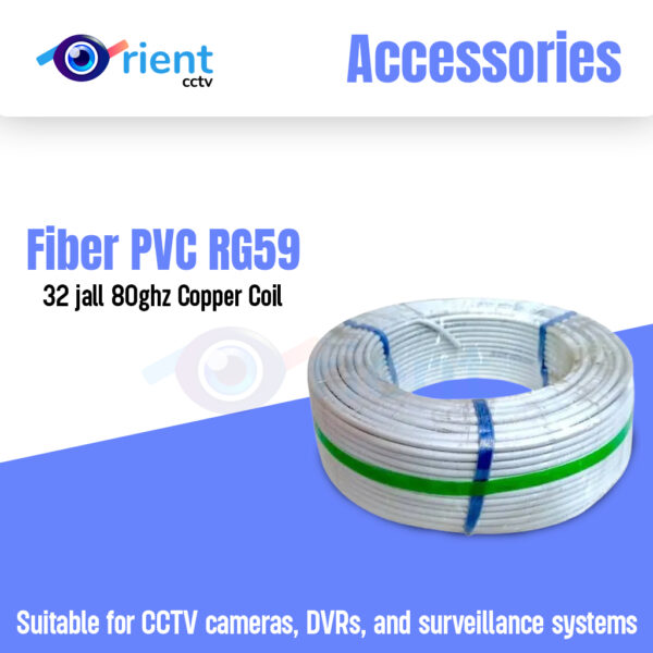 Fiber PVC RG59 32 jall 80ghz Copper Coil